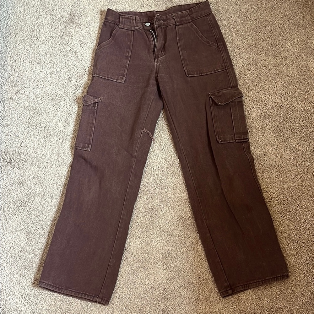 Brown Cargo Pants